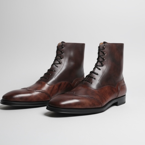 Maison Koly X Bonafe Kolyseum Boots Cordovan Museum Leather - Picture 3 of 5